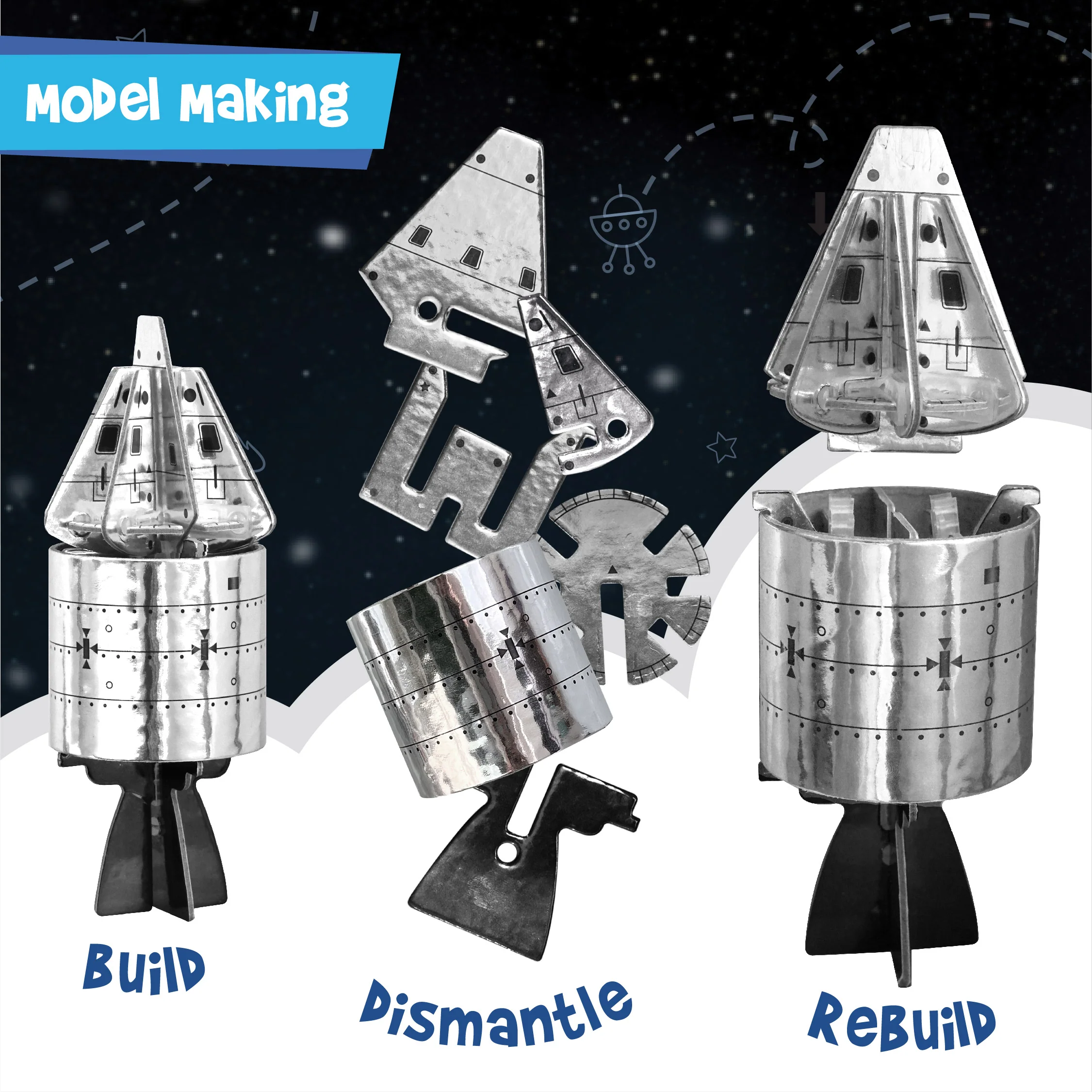 Mapology Man's Journey To Moon Apollo - 11 - Image 4