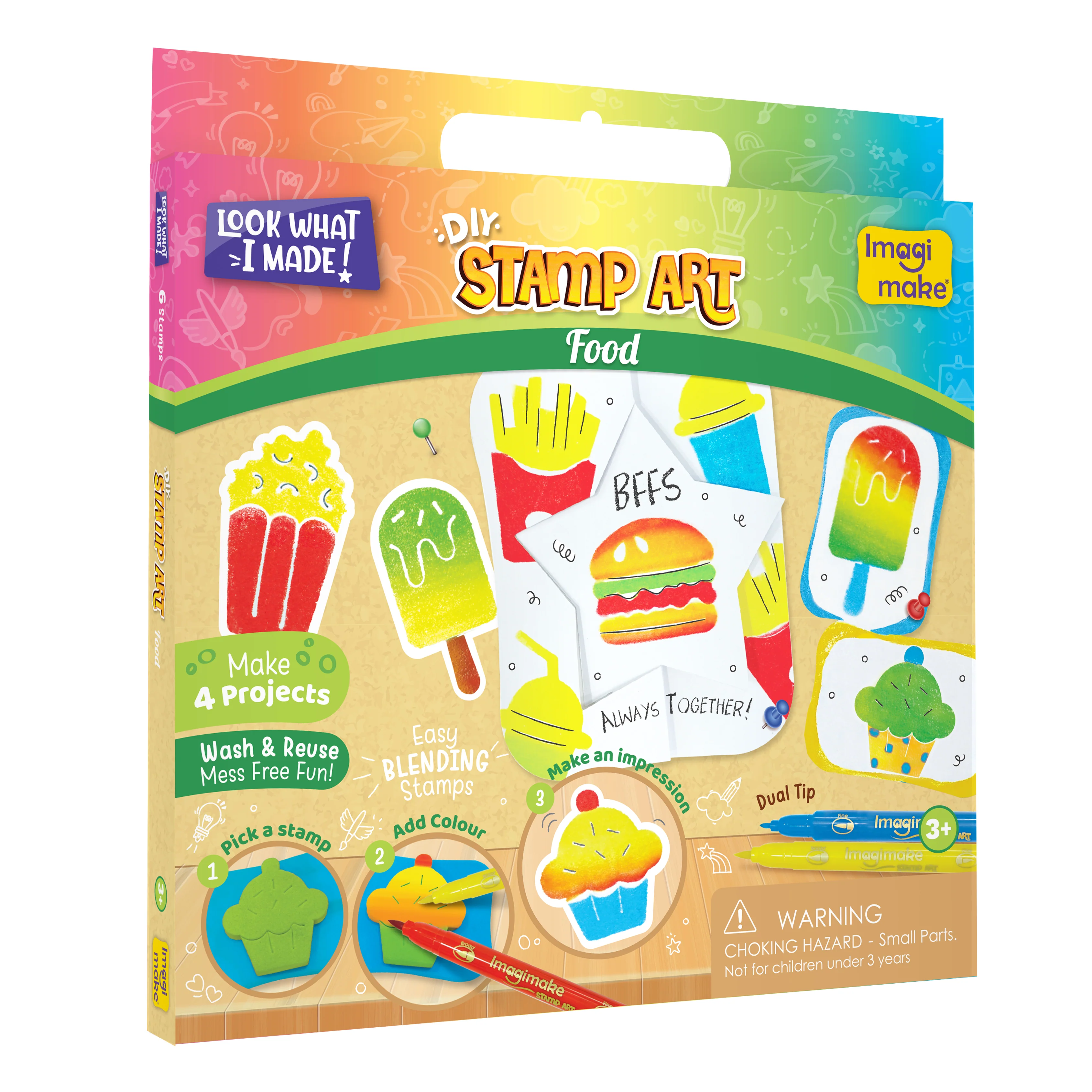 Stamp Art - Combo - Animal Kingdom, Food, Smiley - Image 3