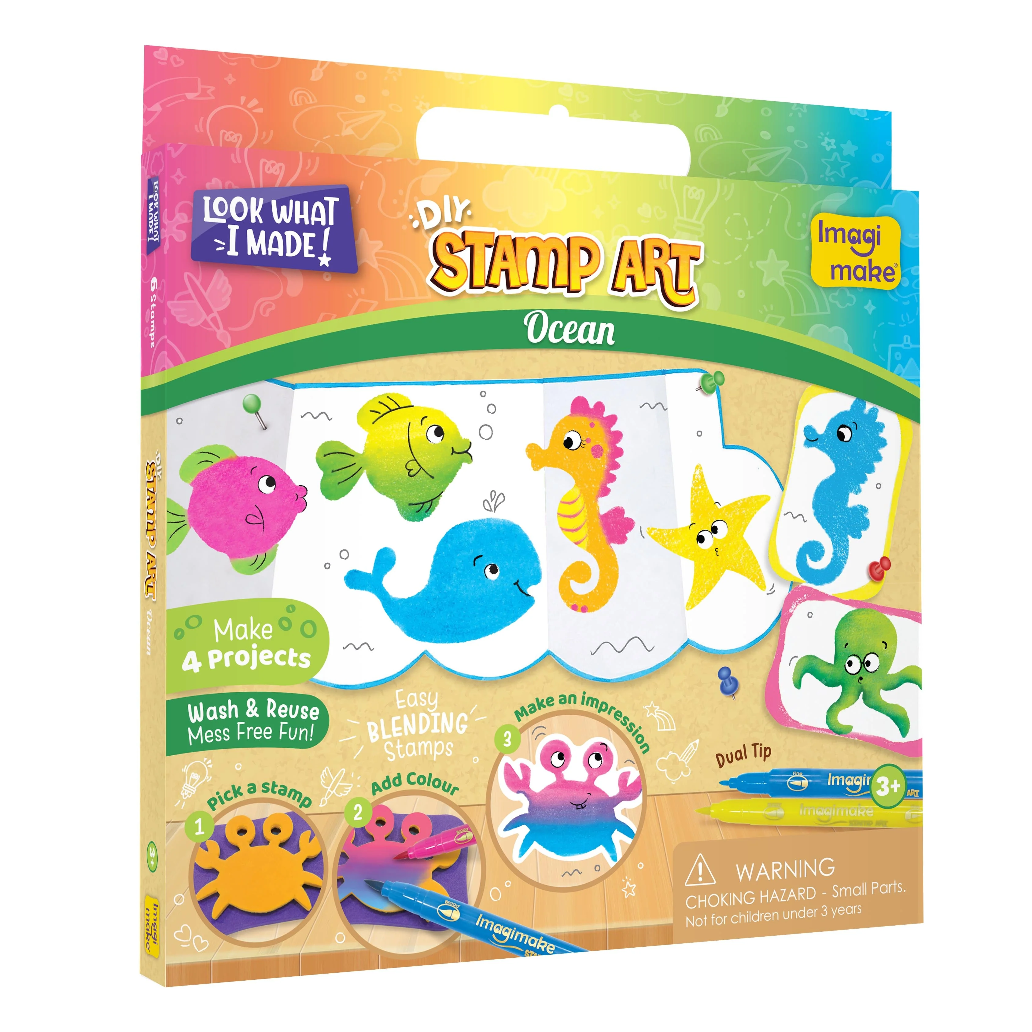 Stamp Art Combo - Ocean, Food, Smiley and Jungle - Image 9
