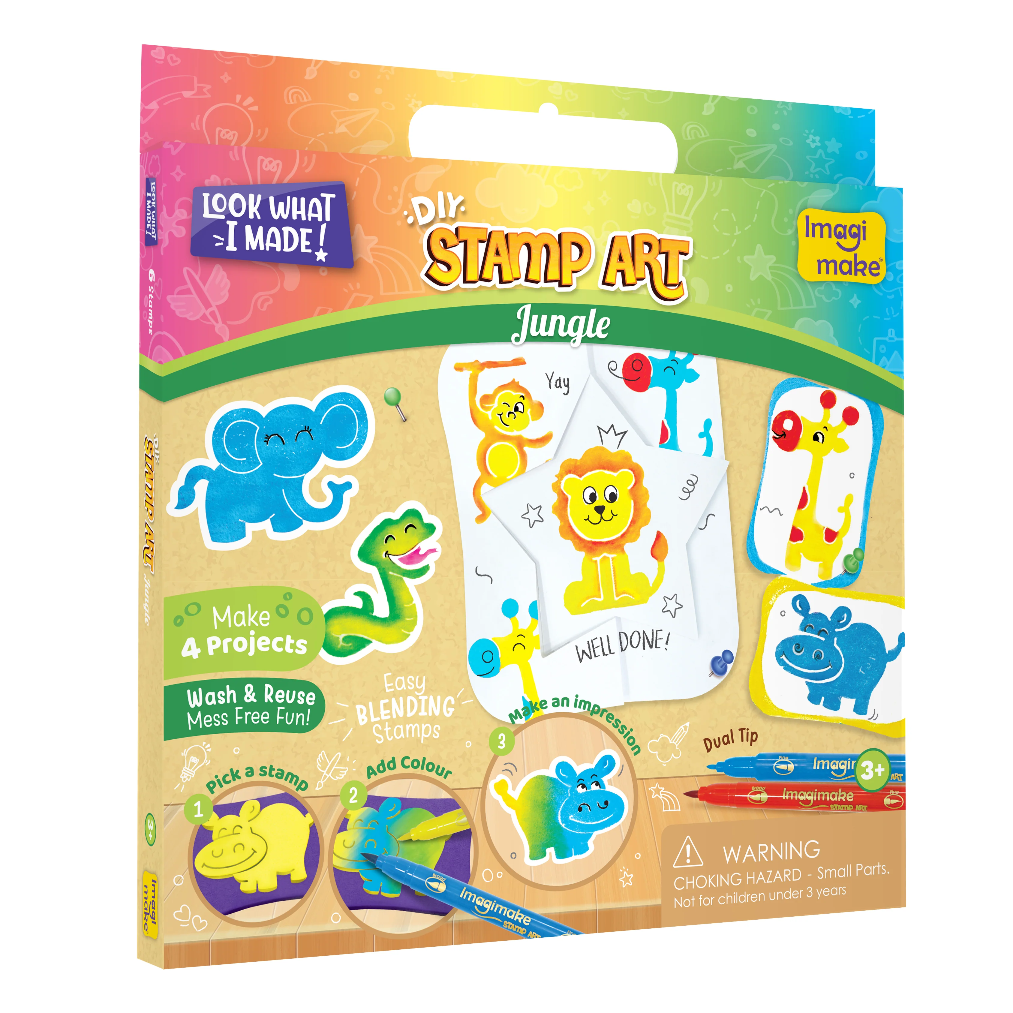 Stamp Art Combo - Ocean, Food, Smiley and Jungle - Image 5
