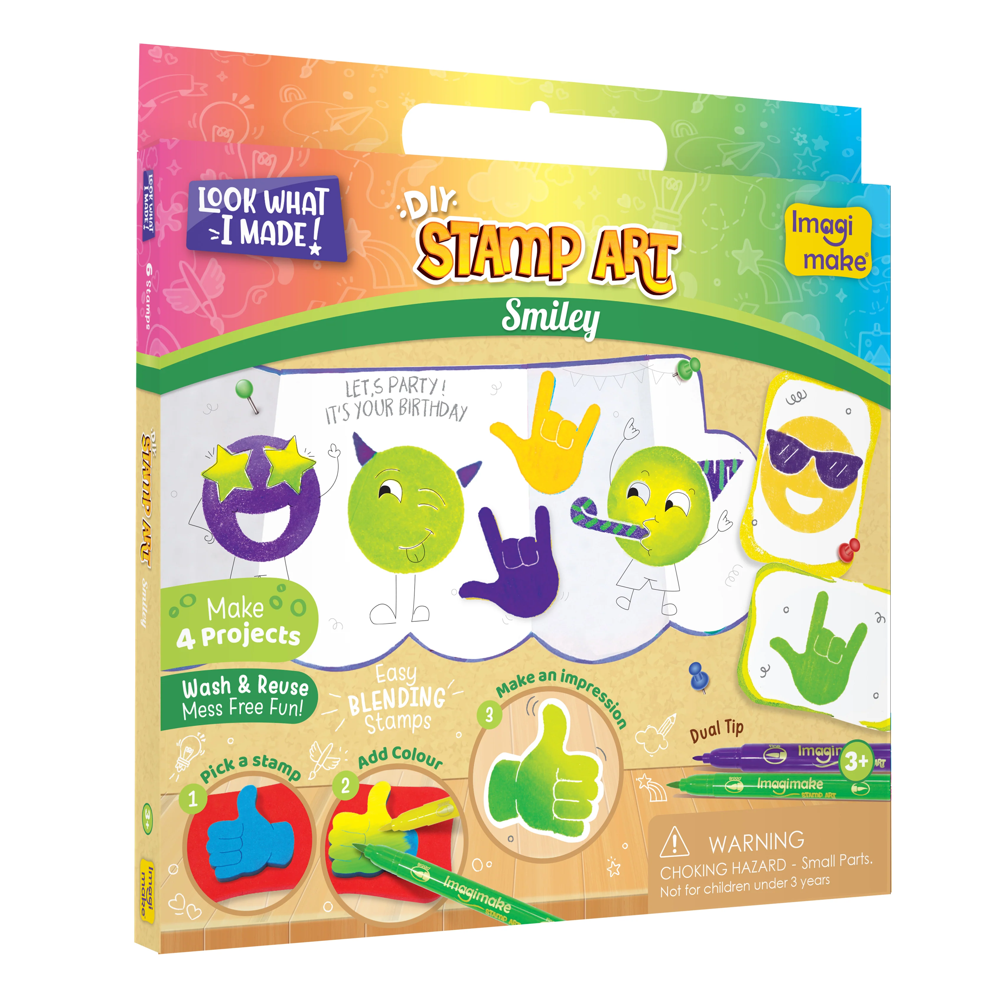 Stamp Art - Smiley - Image 6