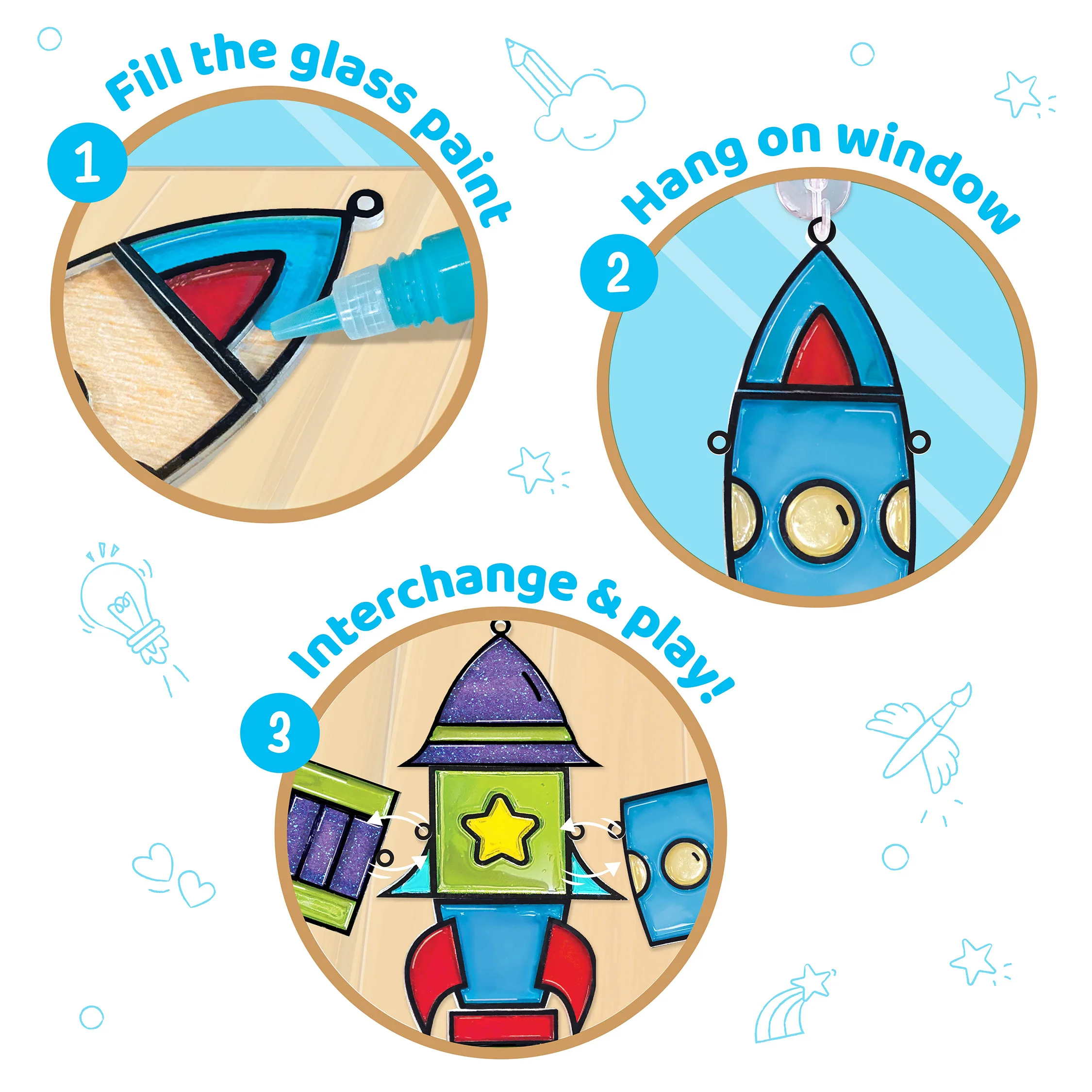 Window Art - Rocket - Image 3