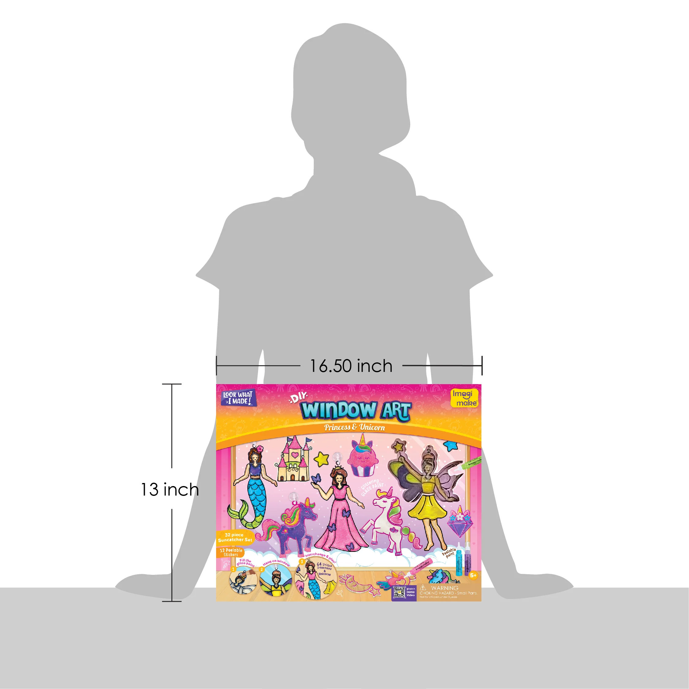 Window Art Princess & Unicorn - Image 10